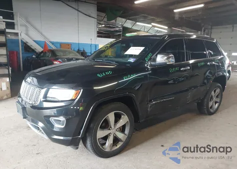 2014 Jeep Grand Cherokee Overland z USA, uszkodzony, nr VIN 1C4RJFCG8EC437637